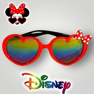 Minnie Mouse Heart Shaped Sunglasses
